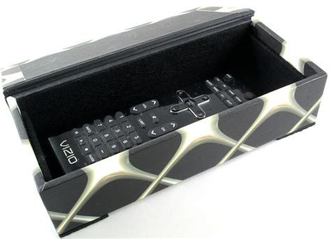 nice metal box|decorative box for remote controls.